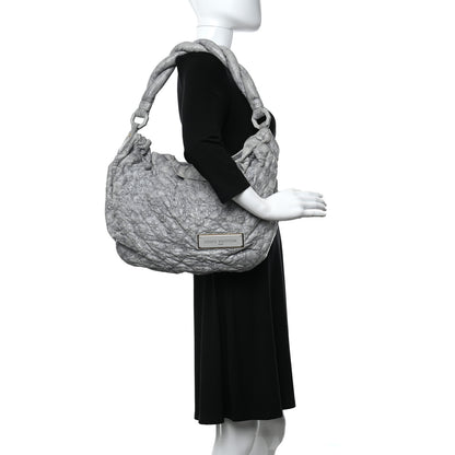 Louis Vuitton Lambskin Olympe Nimbus GM Gris Perle 2 of 17