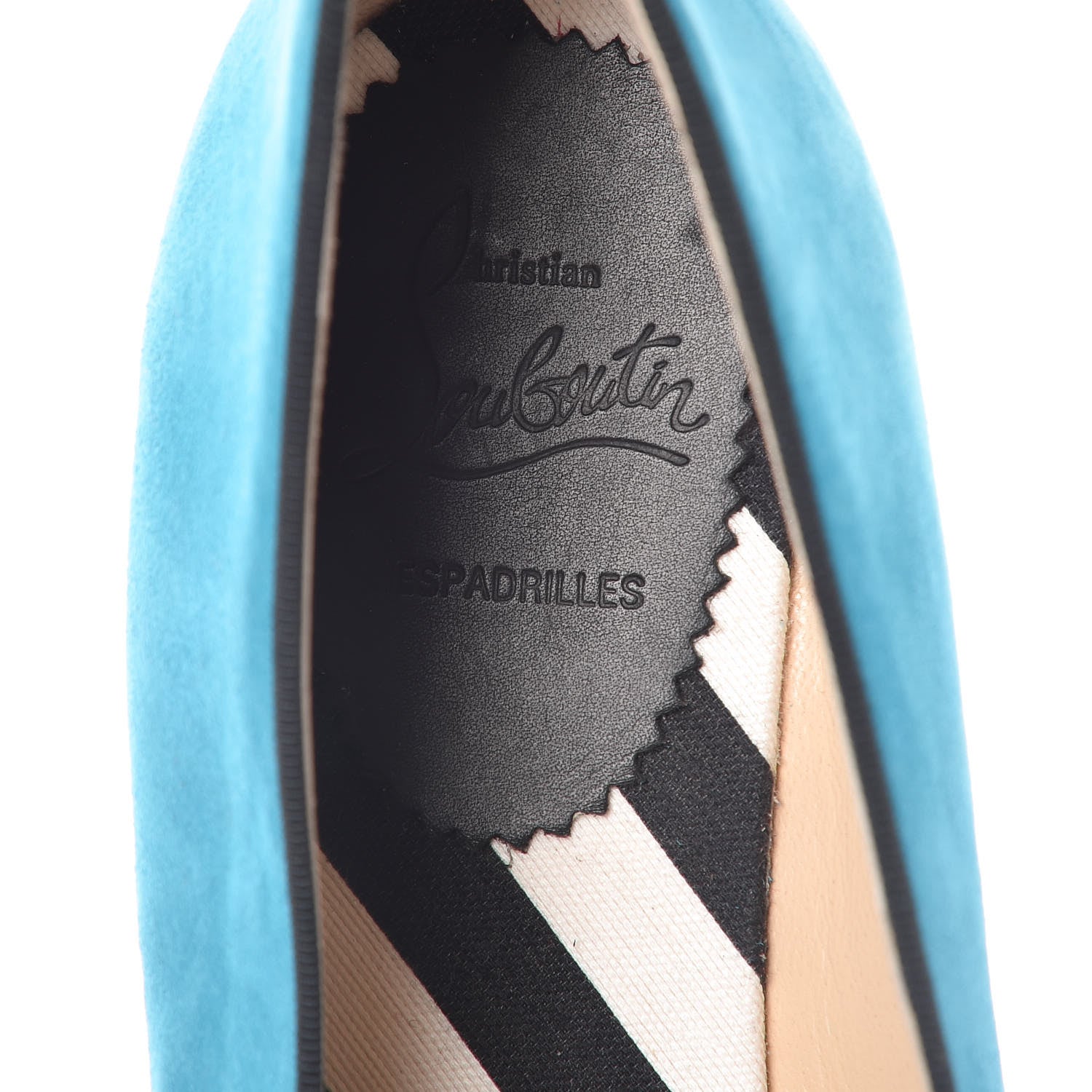 Christian Louboutin Suede Spanish Cheetah Flat Espadrilles 40 Riviera 7 of 7