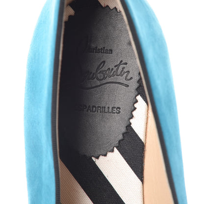 Christian Louboutin Suede Spanish Cheetah Flat Espadrilles 40 Riviera 7 of 7