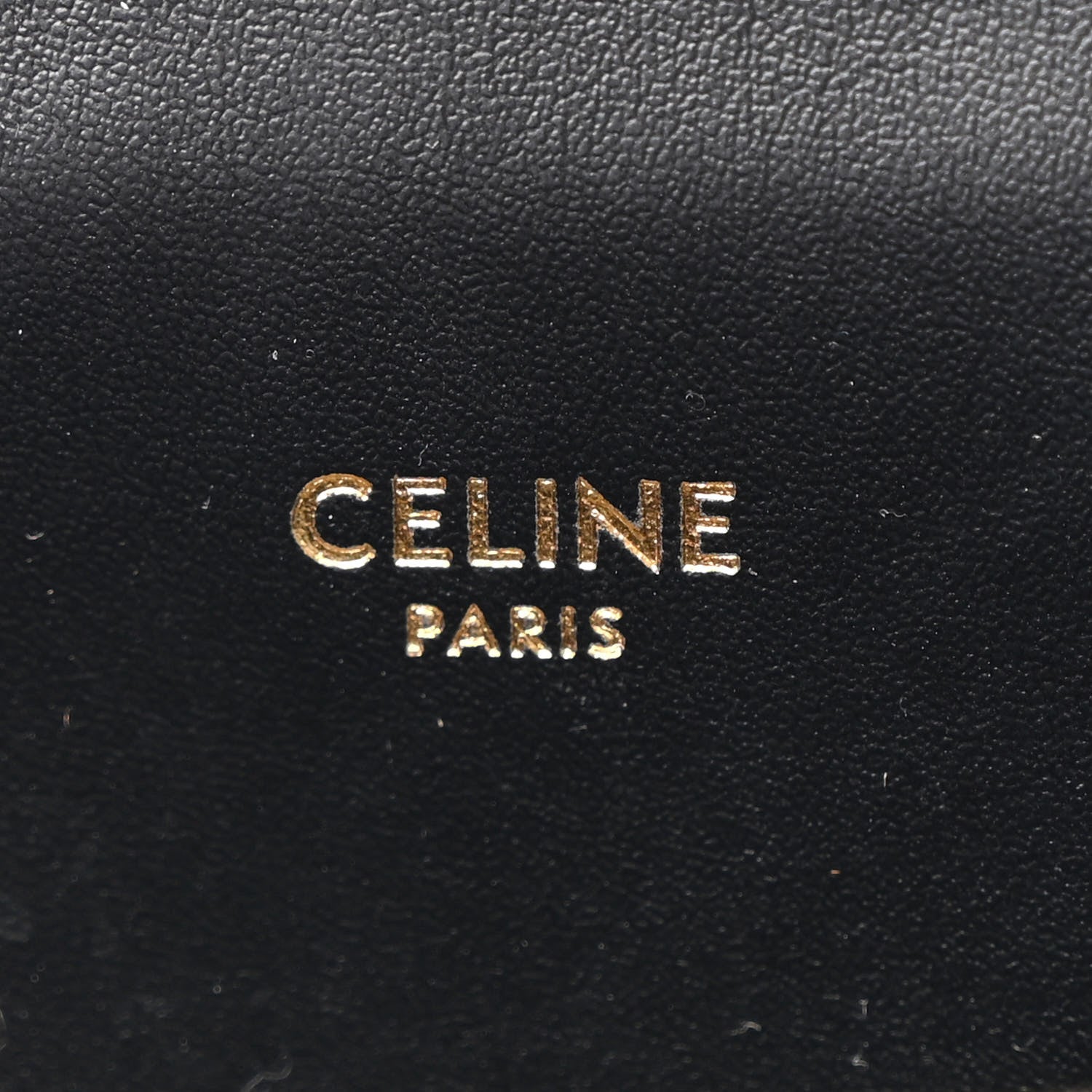 Celine Canvas Calfskin Triomphe Small Vertical Cabas Black White 6 of 12