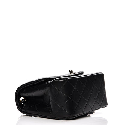 Chanel Lambskin Quilted Mini Square Flap Black 4 of 8
