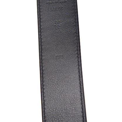 Louis Vuitton Taurillon Monogram Signature 35 MM Chain Belt 80 32 Black 9 of 14