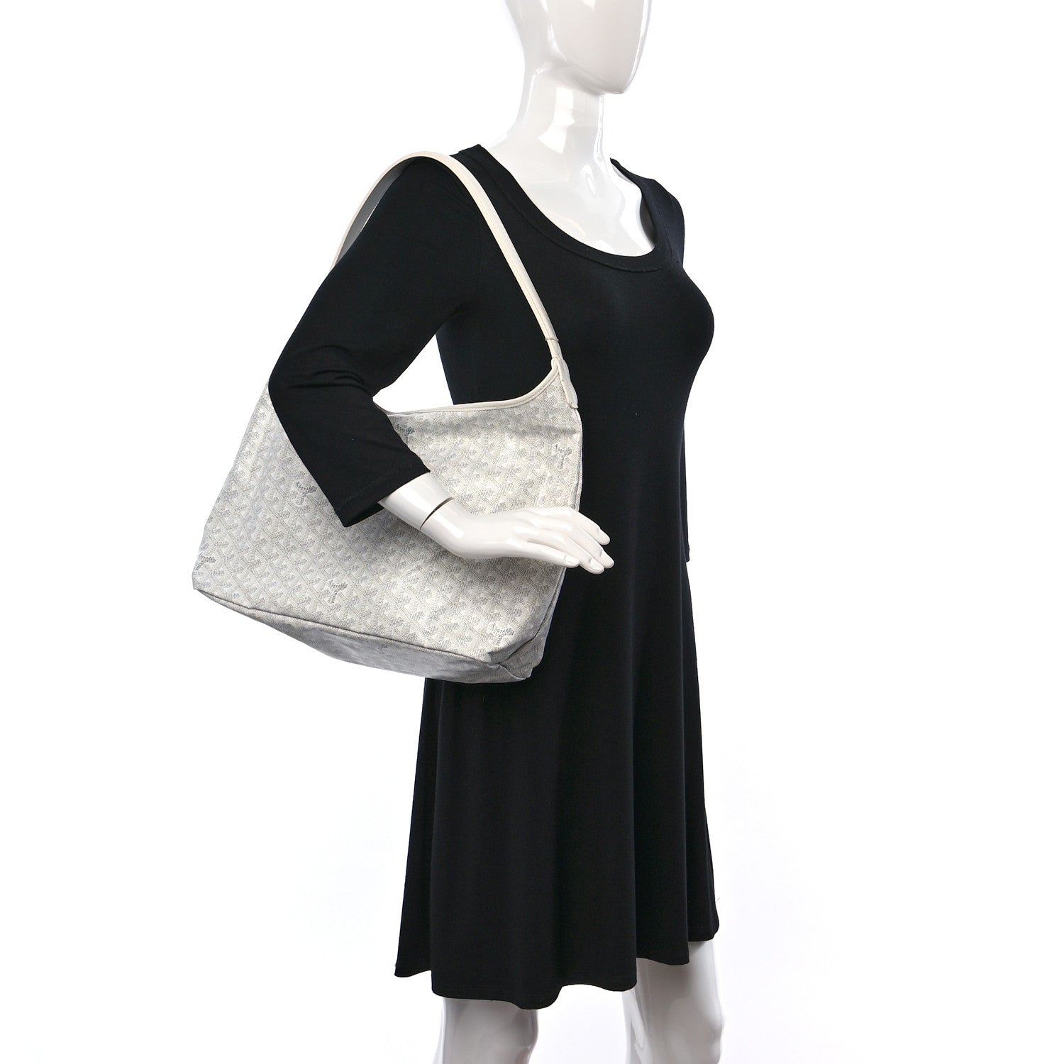 Goyard Goyardine Boheme Hobo White 2 of 10