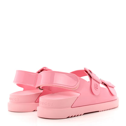 Gucci Rubber Mini Double G Womens Isla Dad Sandals 36 Wild Rose 4 of 8