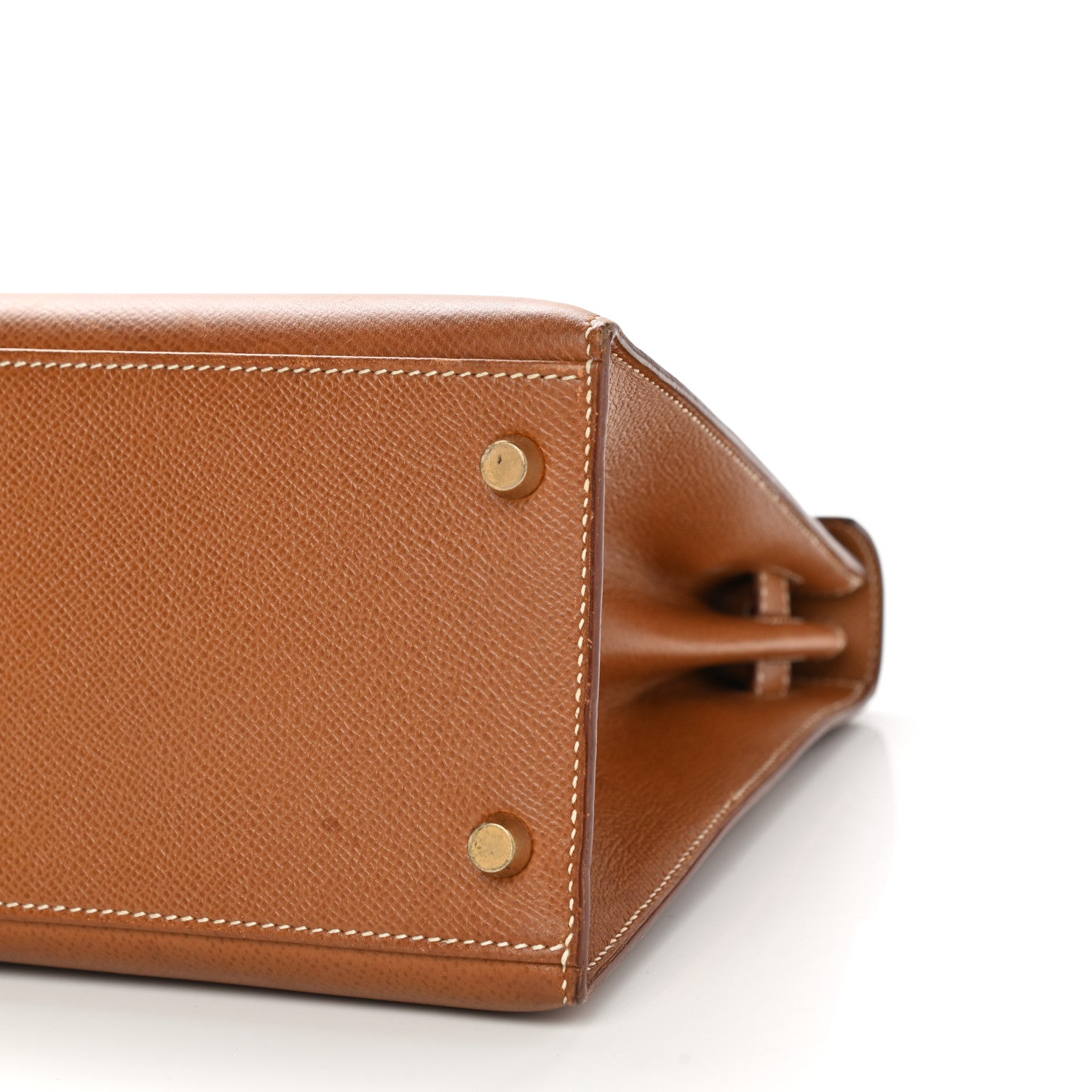 Hermes Courchevel Kelly Sellier 28 Gold 9 of 18