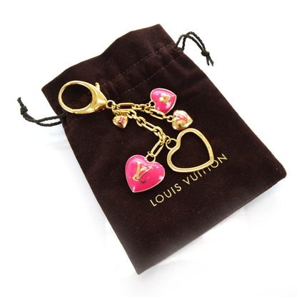 Louis Vuitton Coeurs Heart Bag Charm Key Holder 2 of 6