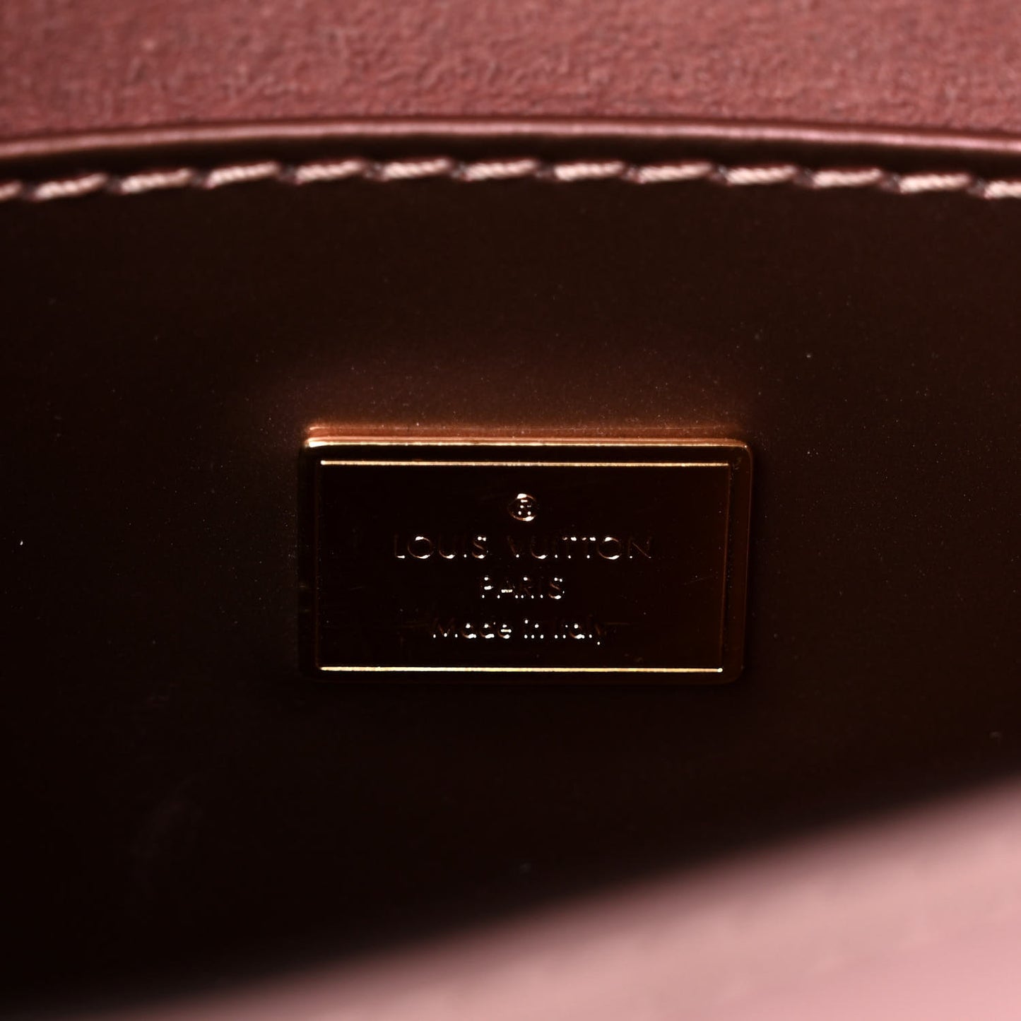 Louis Vuitton Vernis Monogram Spring Street Rose Pale Metallise Rose Ballerine