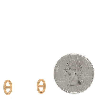 Hermes 18K Rose Gold TPM Farandole Stud Earrings 2 of 5