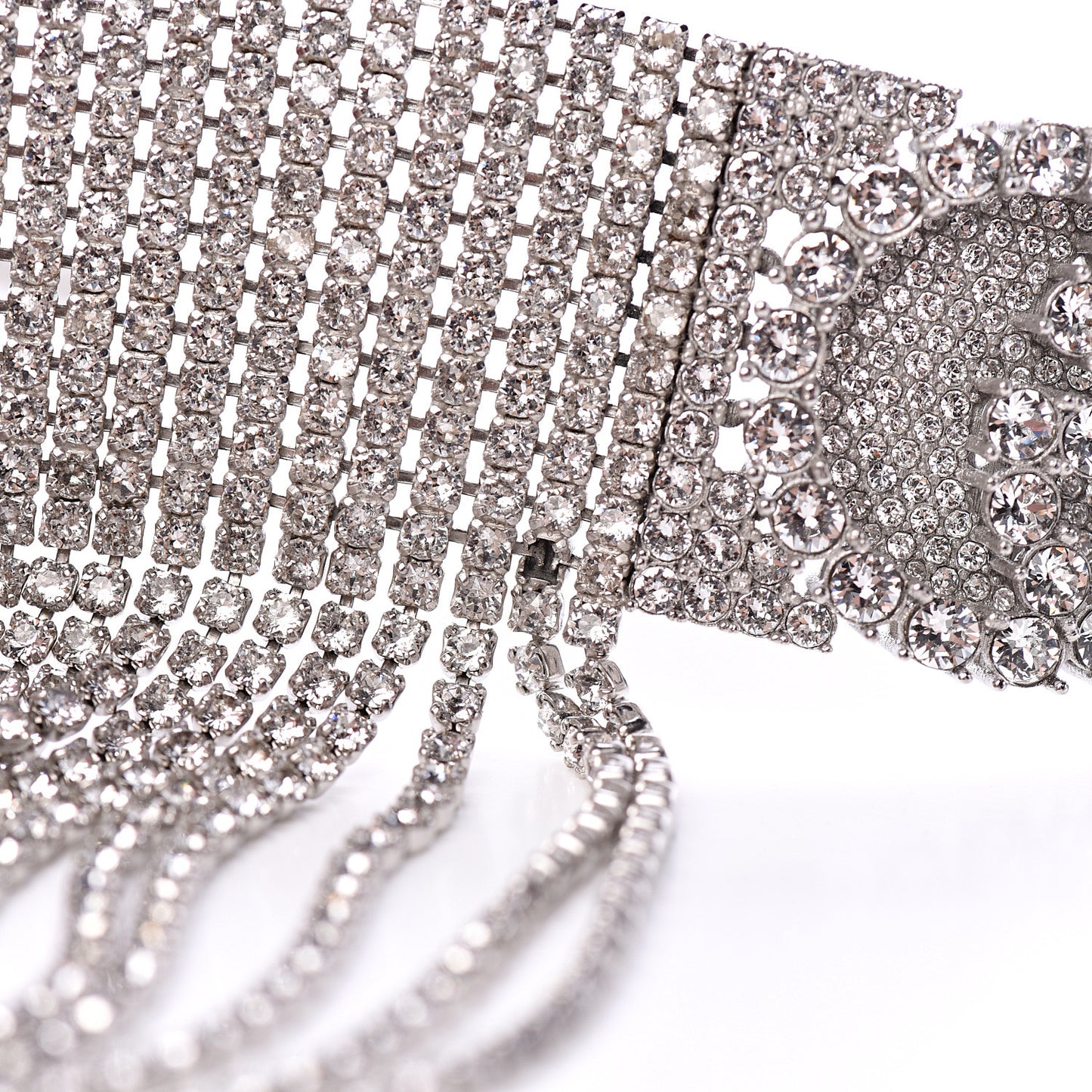 Crystal Fringe GG Bracelet