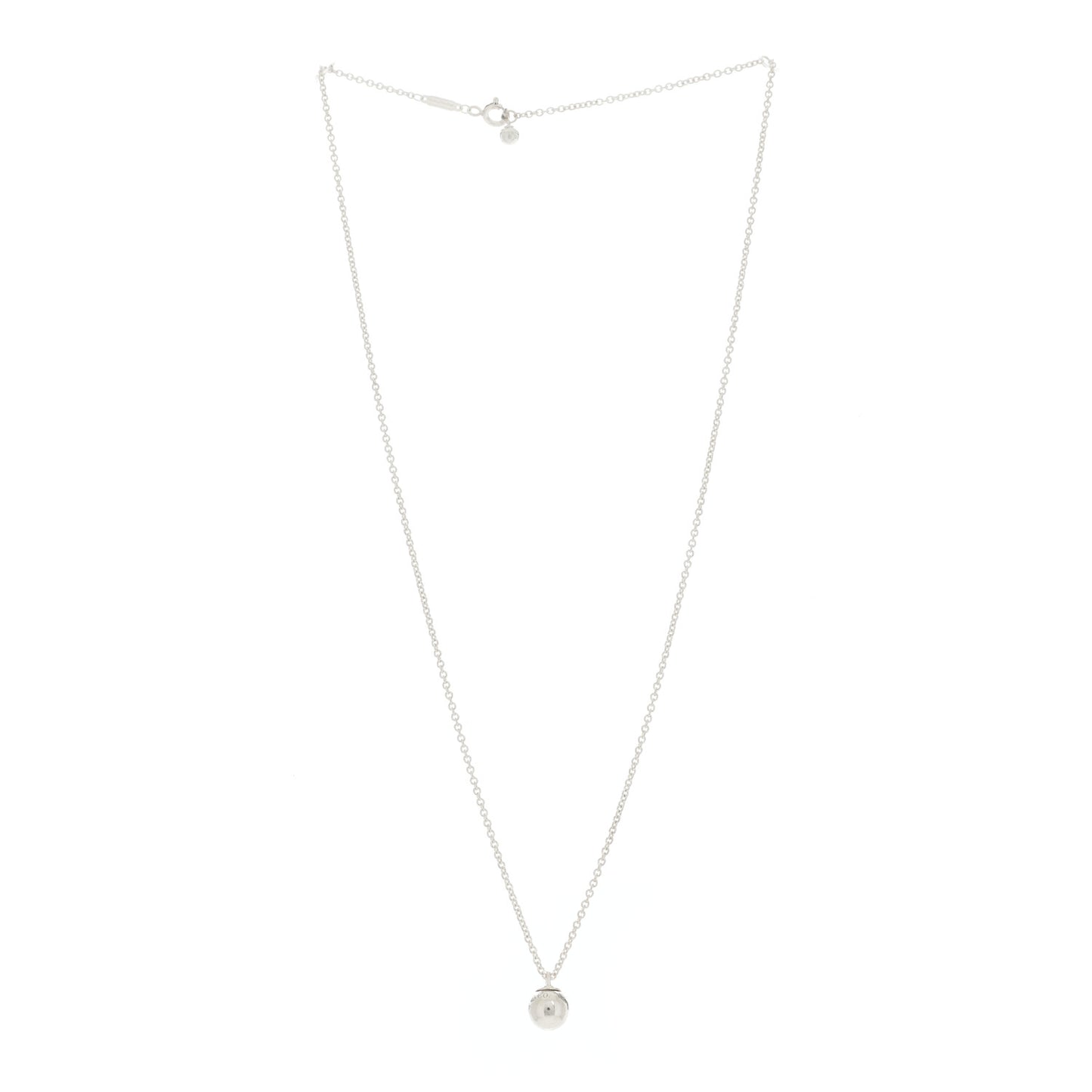Sterling Silver 8mm HardWear Ball Pendant Necklace