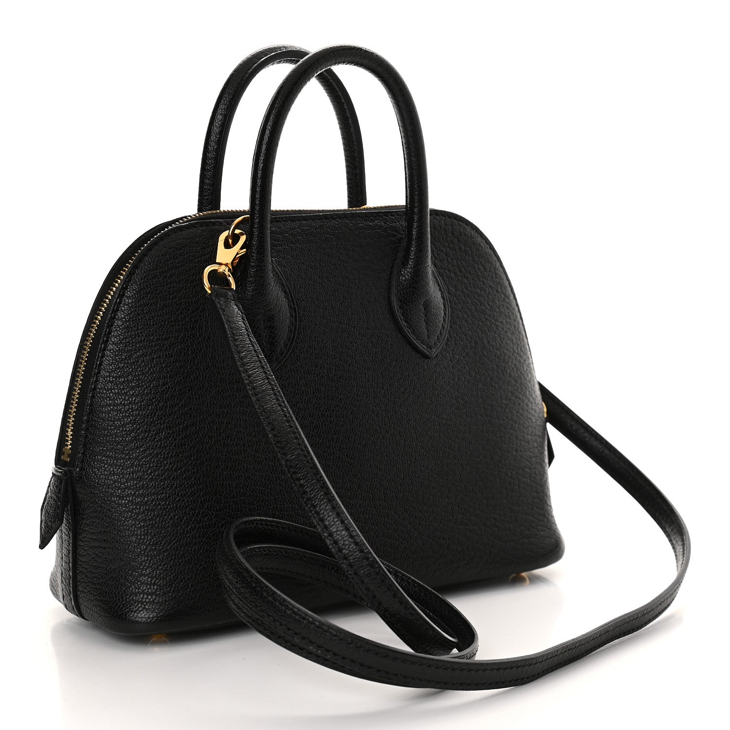 Hermes Chevre Mysore Mini 1923 Bolide Black 3 of 9