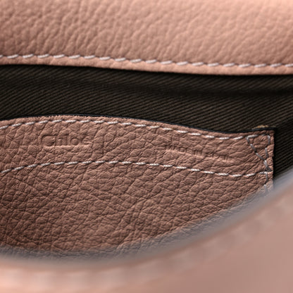 Chloe Grained Calfskin Small Marcie Saddle Bag Misty Lavender 6 of 9