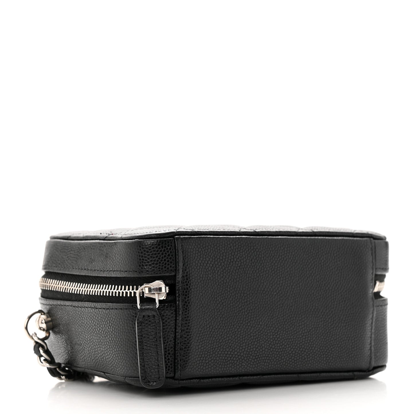 Caviar Quilted Camera Bag Black