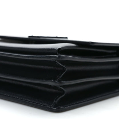 Saint Laurent Calfskin Medium Monogram Monochrome Sunset Black 9 of 10