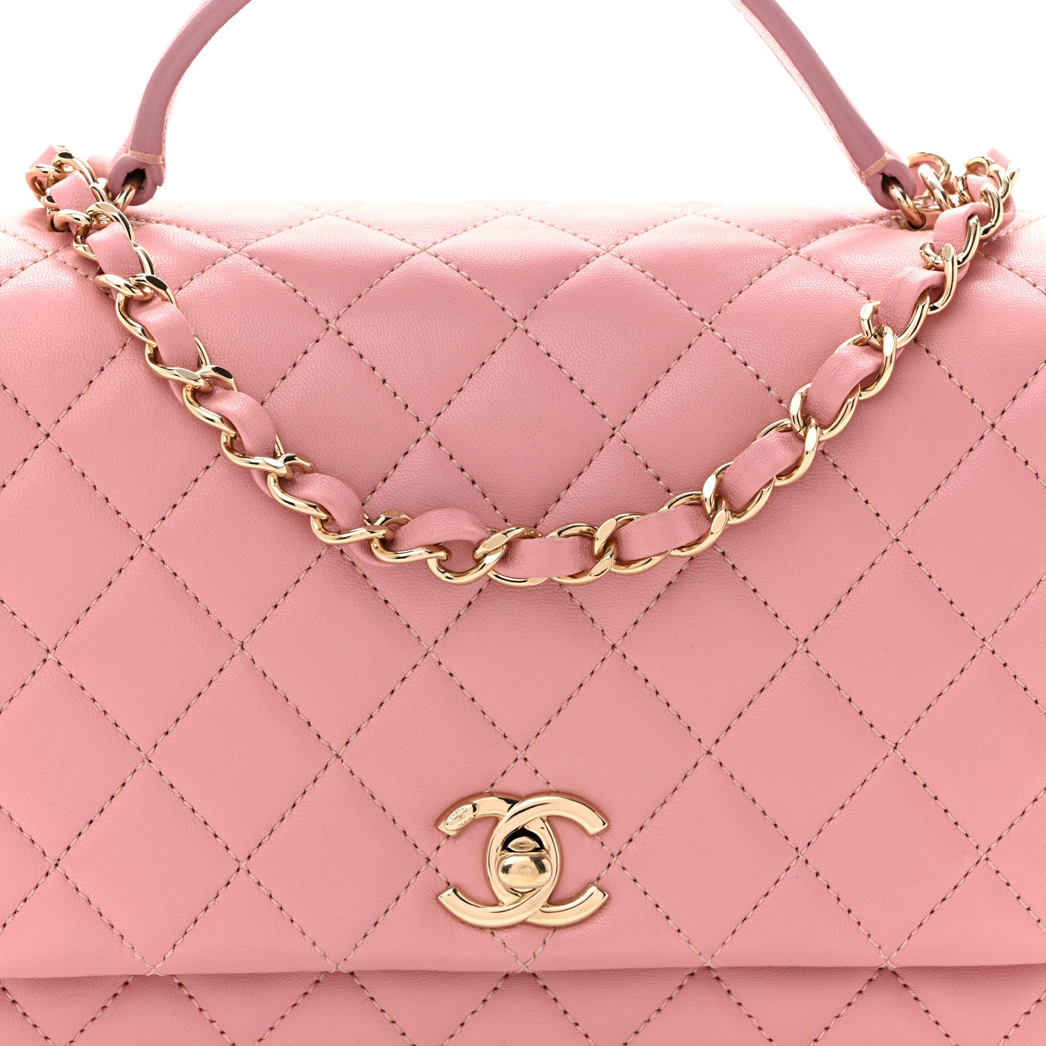 Chanel Lambskin Quilted Small Citizen Chic Flap Pink 9 of 15