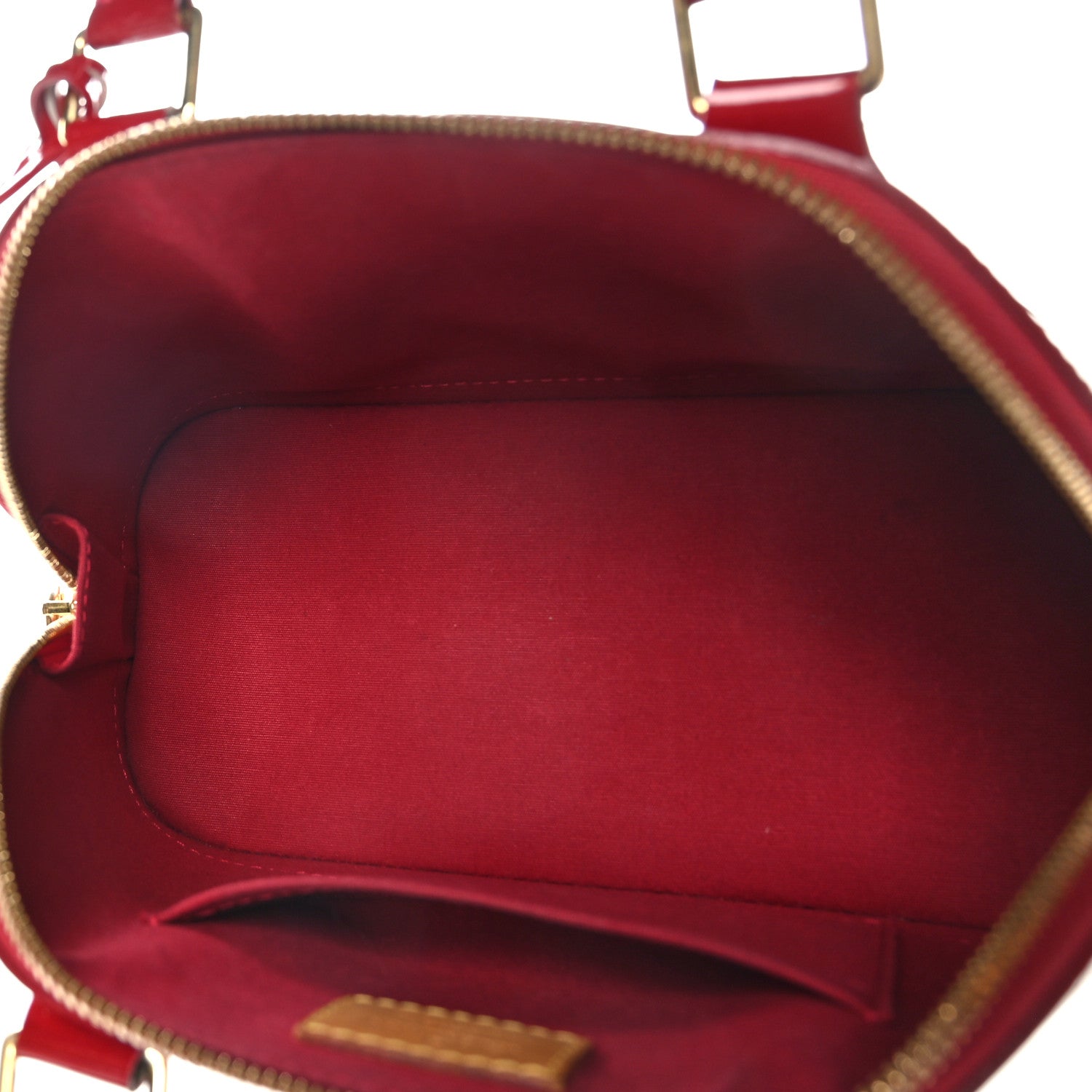 Louis Vuitton Vernis Alma BB Cherry 5 of 8