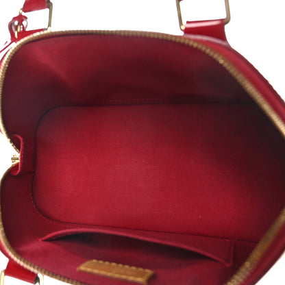 Louis Vuitton Vernis Alma BB Cherry 5 of 8