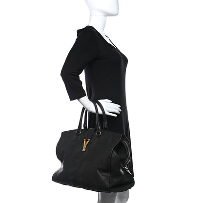 Saint Laurent Sheepskin Large Cabas ChYc Black 2 of 19