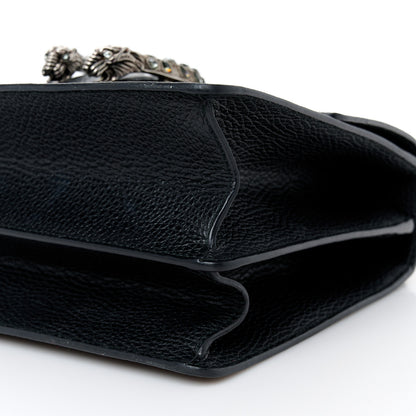Gucci Dollar Calfskin Crystal Web Medium Dionysus Bamboo Top Handle Bag Black Black Diamond 11 of 11