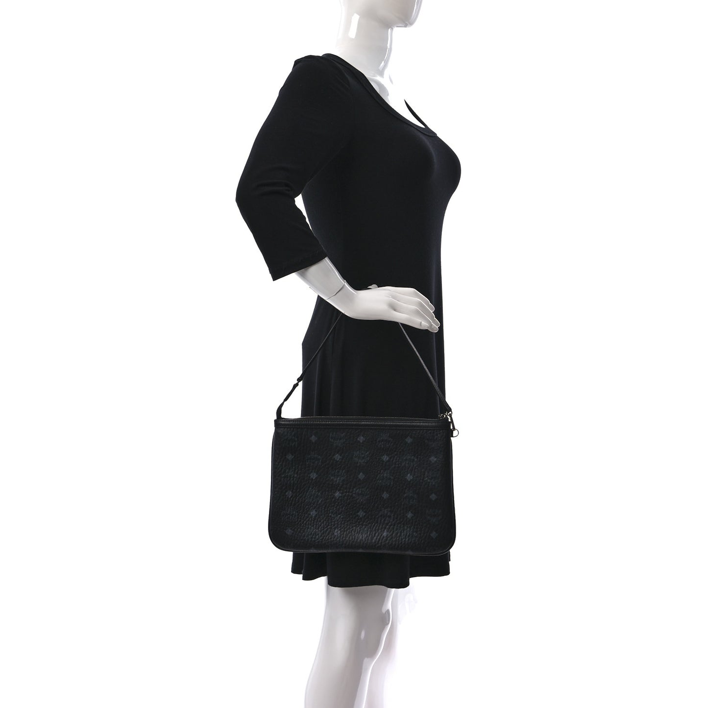 Visetos Liz Shopper Tote Pouch Black