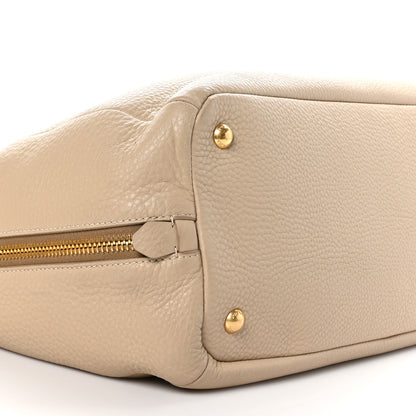Prada Vitello Daino Side Zip Tote Sabbia 7 of 10