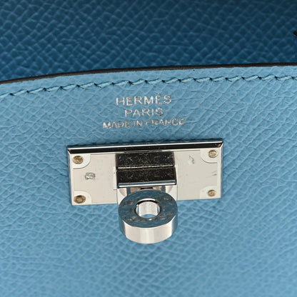 Hermes Epsom Kelly Pocket Compact Wallet Celeste 6 of 6