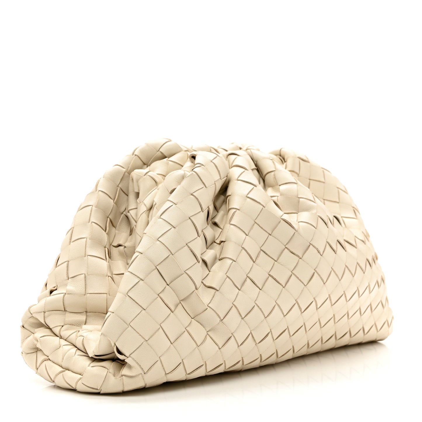 Nappa Maxi Intrecciato The Pouch Oversized Clutch Plaster
