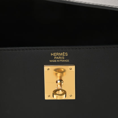 Hermes Sombrero Kelly Sellier 32 Black 6 of 11