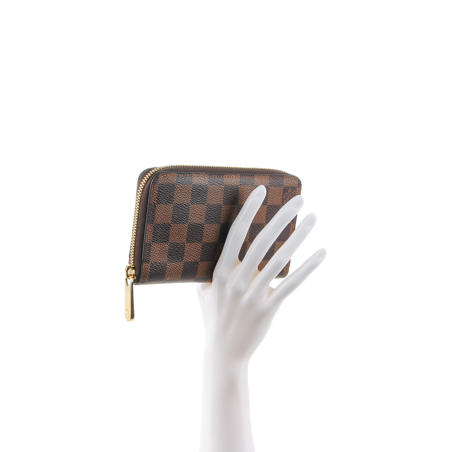 Louis Vuitton Damier Ebene Zippy Compact Wallet 2 of 7
