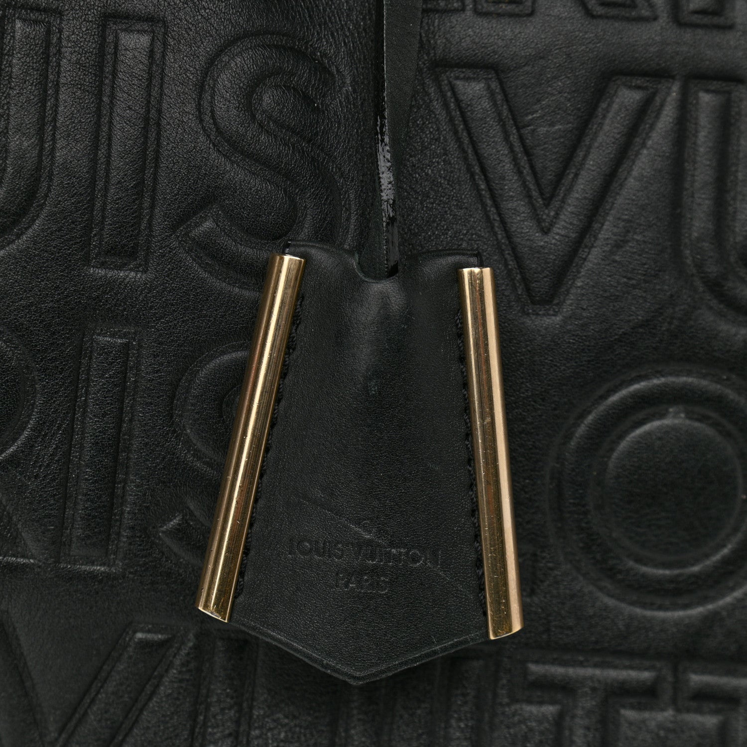 Louis Vuitton Calfskin Embossed Speedy Cube 30 Black 12 of 17