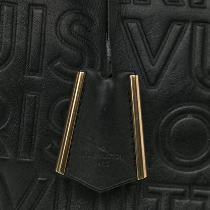 Louis Vuitton Calfskin Embossed Speedy Cube 30 Black 12 of 17