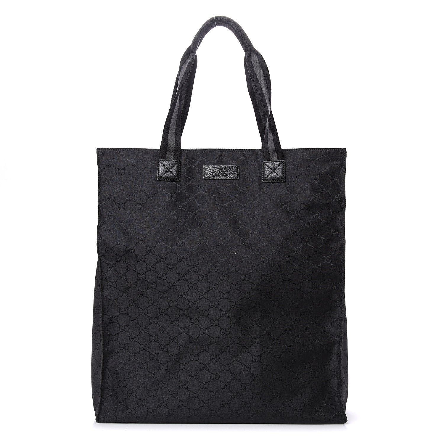 Gucci Nylon Monogram Vertical Tote Black 1 of 10