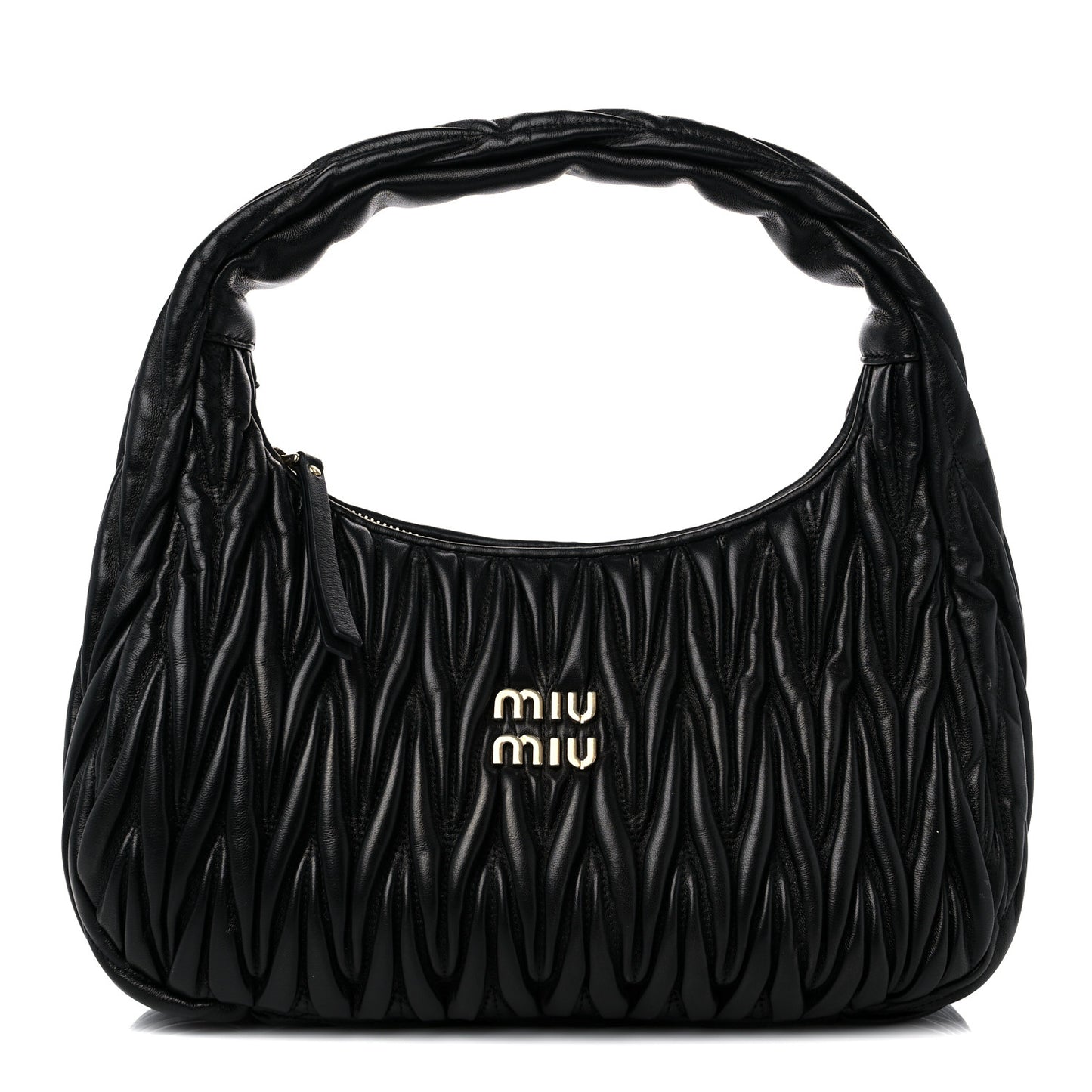 Nappa Matelasse Wander Large Hobo Black