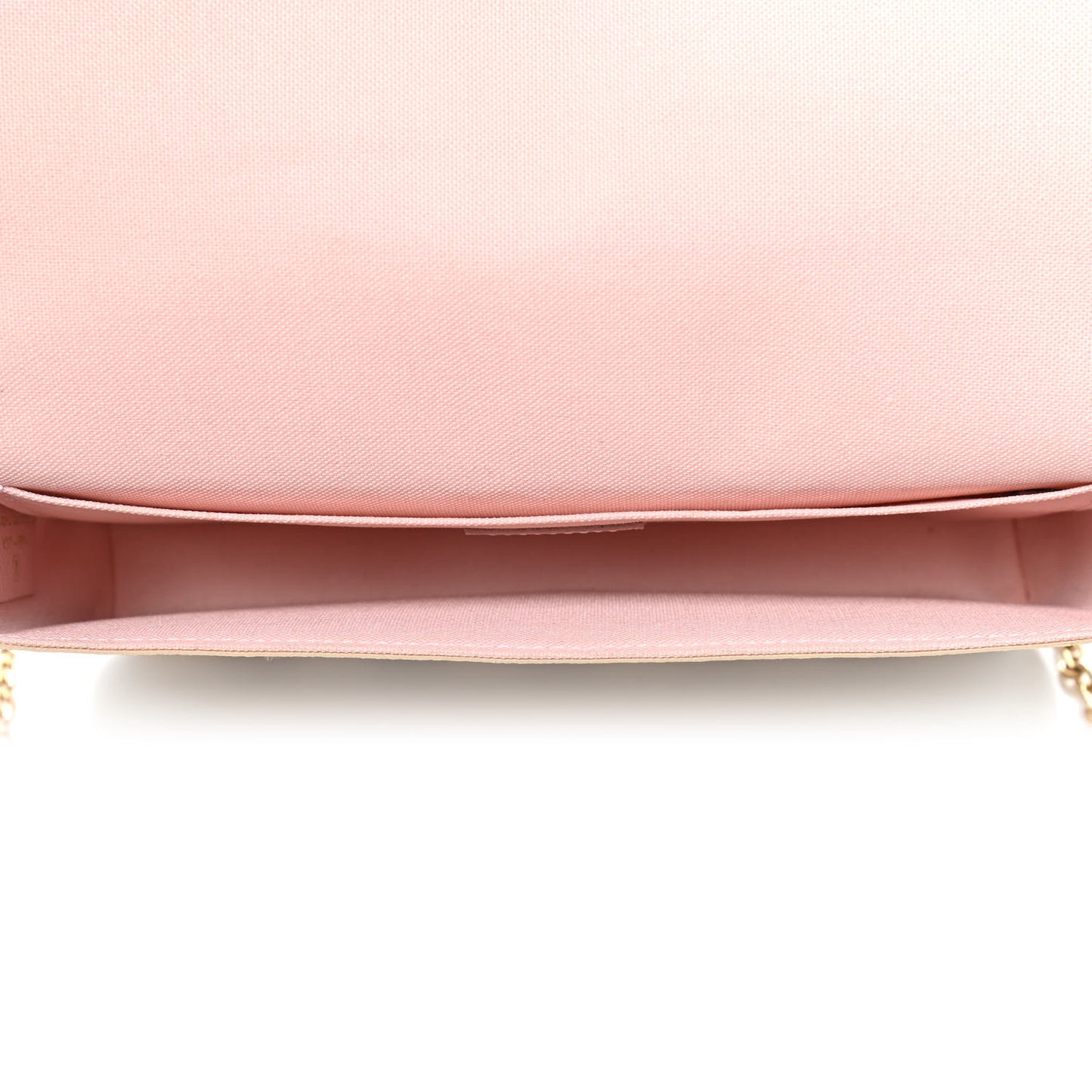 Damier Azur Pochette Felicie Chain Wallet Rose Ballerine