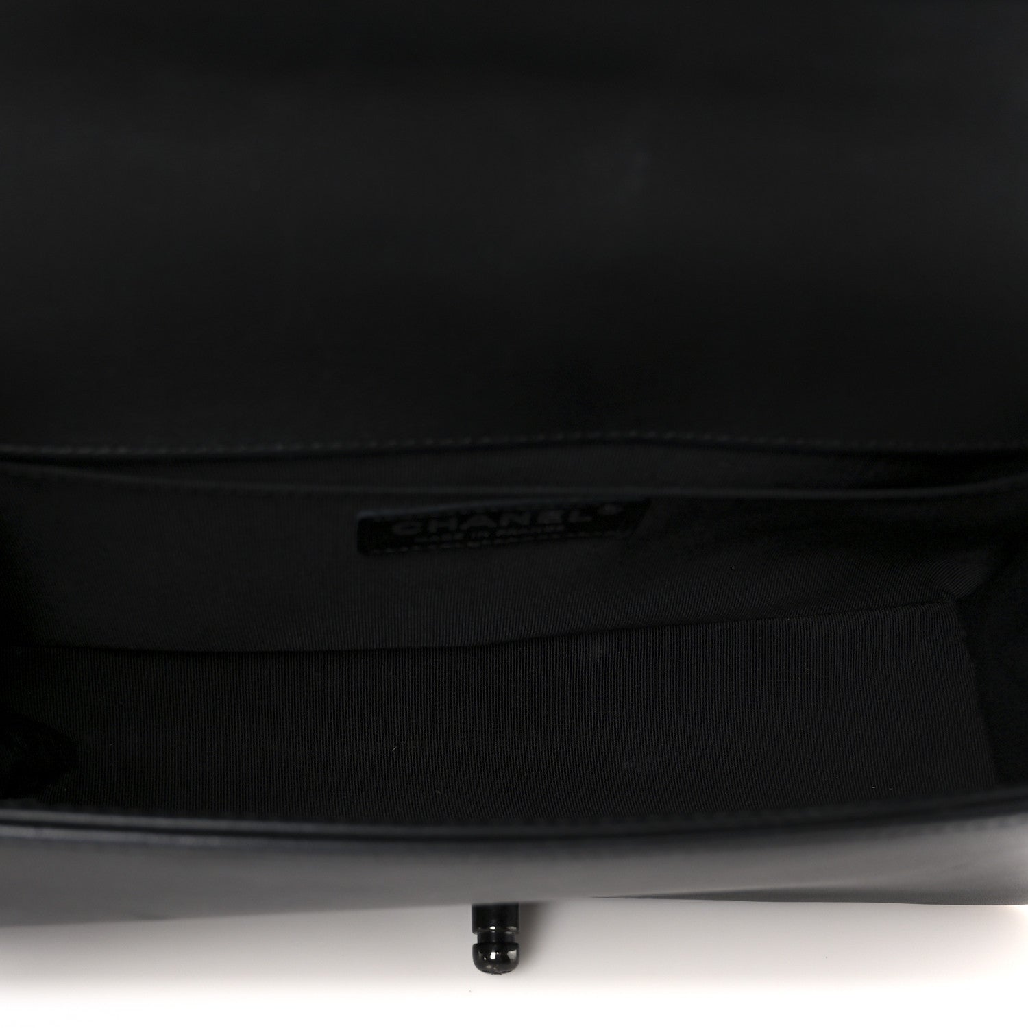 Chanel Calfskin Quilted Medium Boy Flap So Black 5 of 10