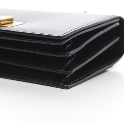 Saint Laurent Smooth Calfskin Medium Domino Shoulder Bag Black 10 of 13