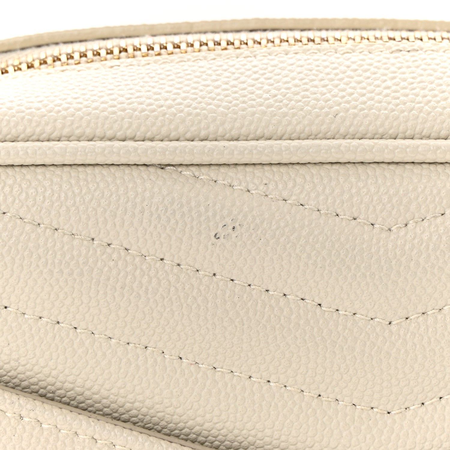 Saint Laurent Grain De Poudre Matelasse Monogram Mini Lou Camera Bag Crema Soft 11 of 11