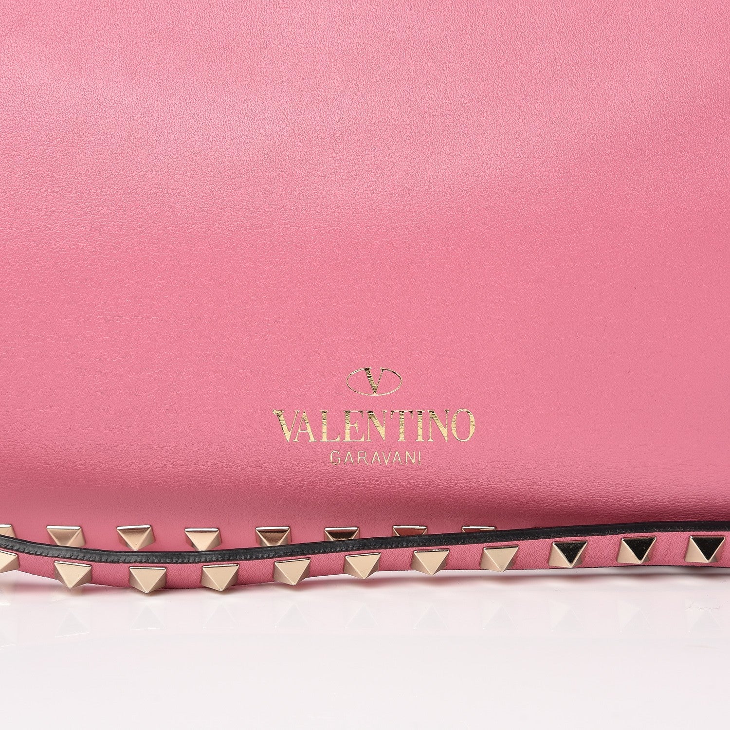 Valentino Garavani Vitello Small Rockstud Tote Ninphea 8 of 13