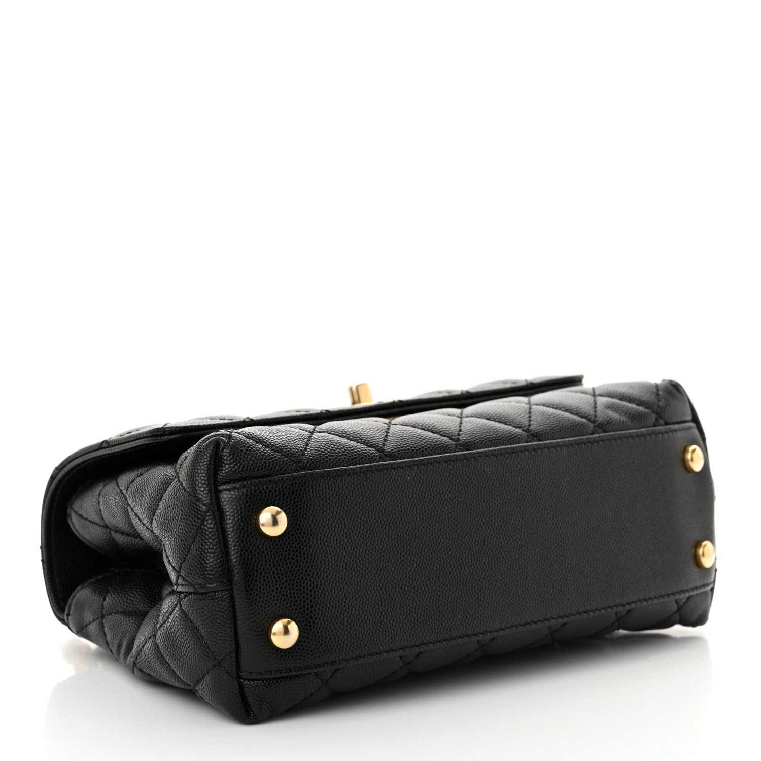 Chanel Caviar Quilted Mini Coco Chain Handle Flap Black 4 of 14