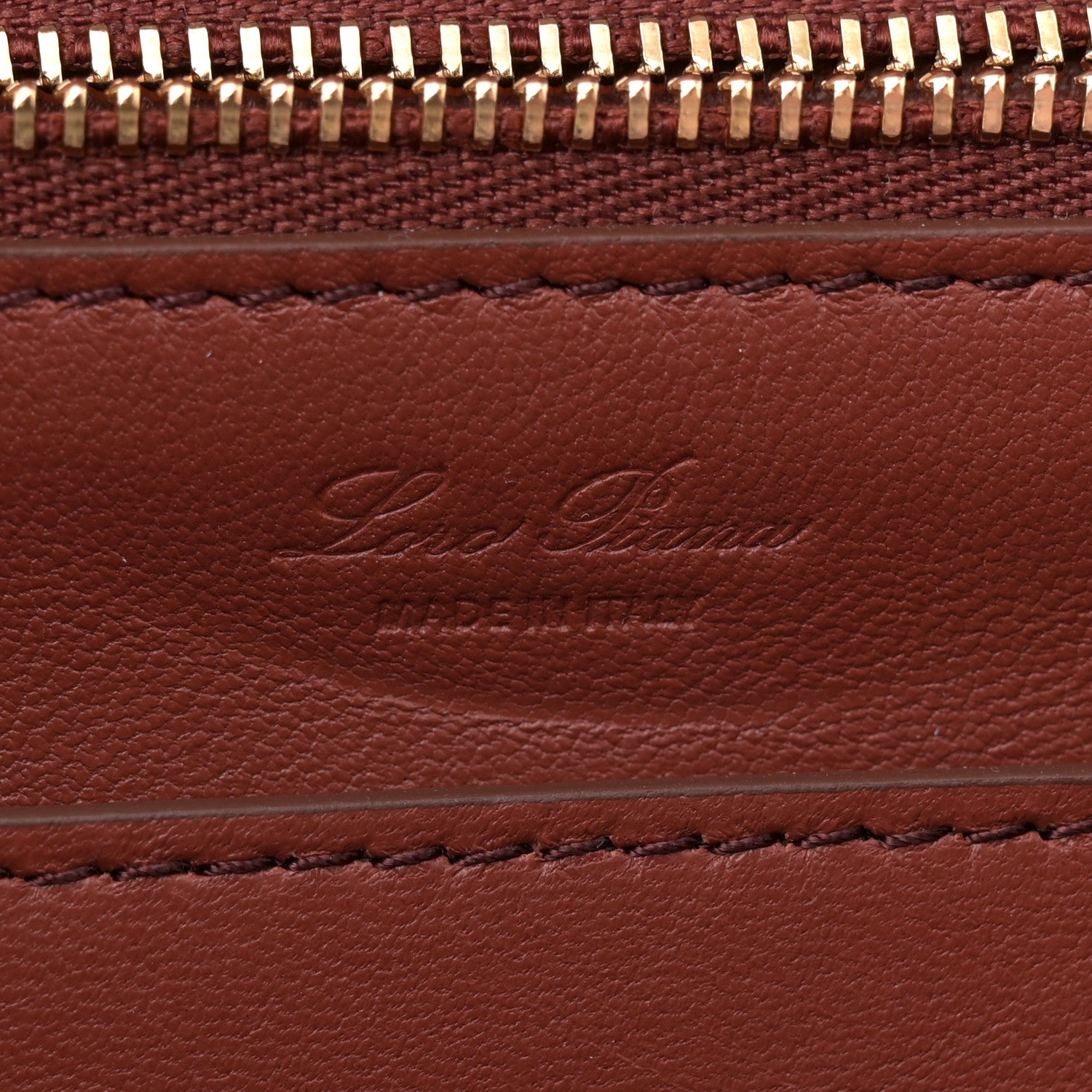 Loro Piana Smooth Calfskin Mini Ghiera Bag Dark Lichen Green Kummel 6 of 9