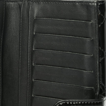 Chanel Patent Quilted Large Brilliant Flap Wallet Black 10 of 10