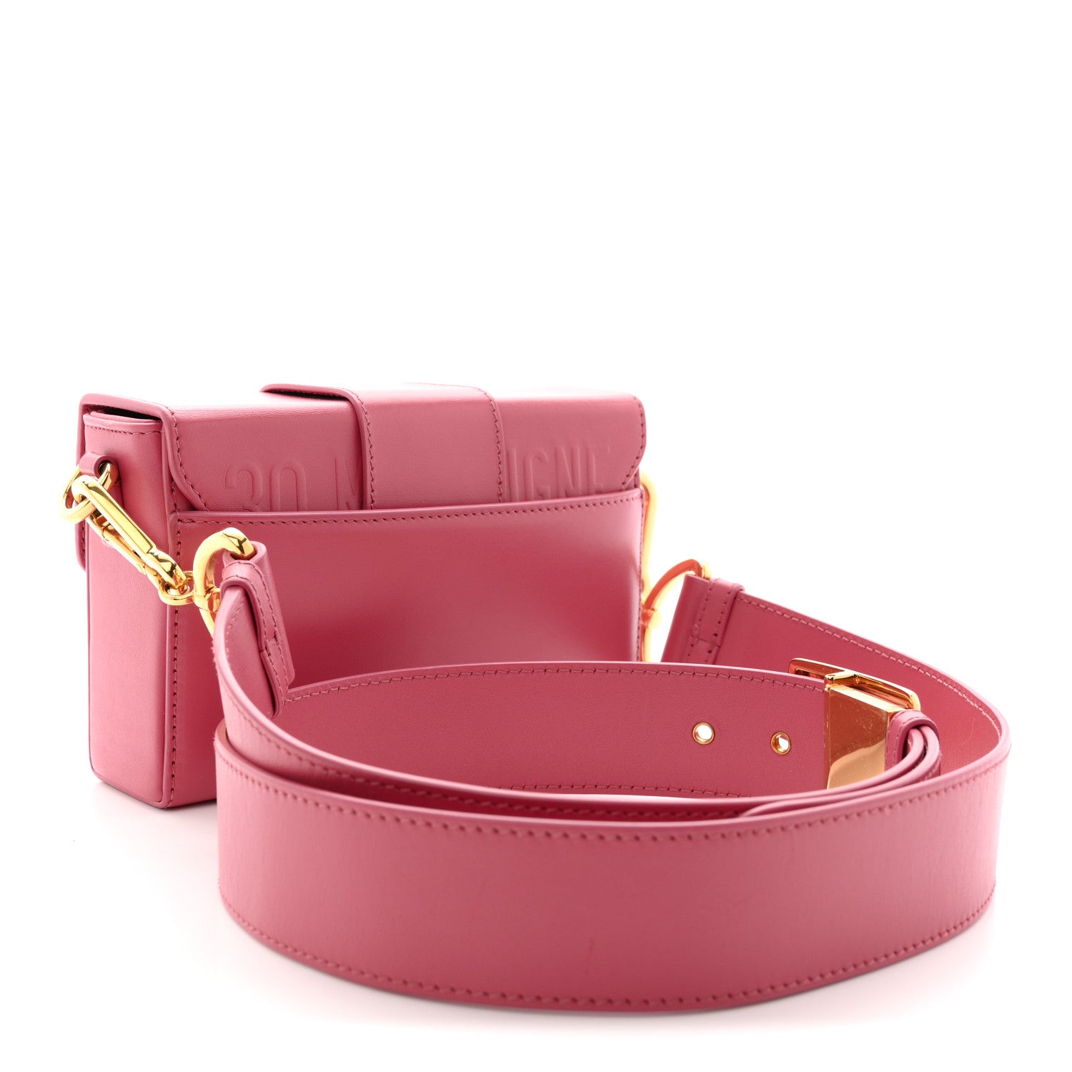 Christian Dior Smooth Calfskin 30 Montaigne Box Bag Pink 3 of 12