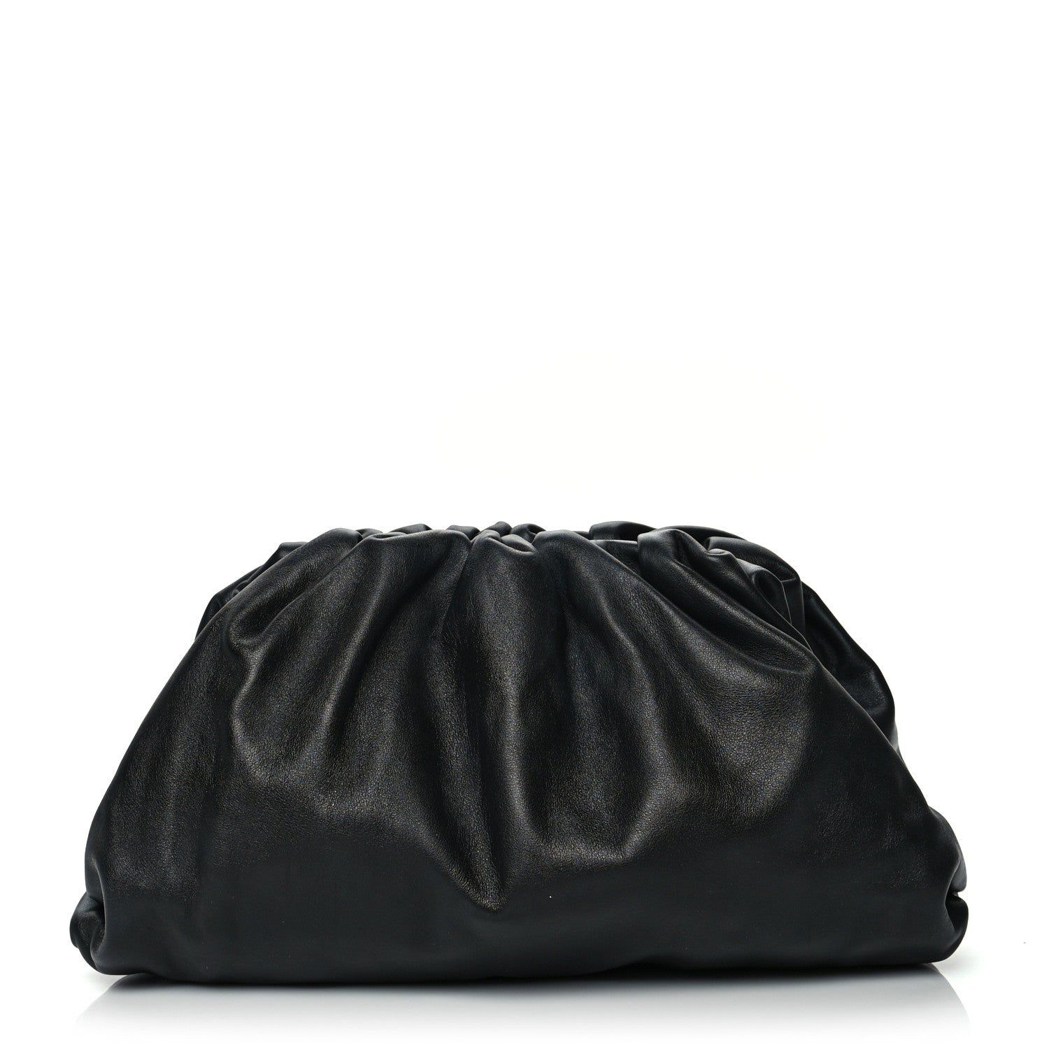 Bottega Veneta Smooth Butter Calf The Pouch Oversized Clutch Black 1 of 11