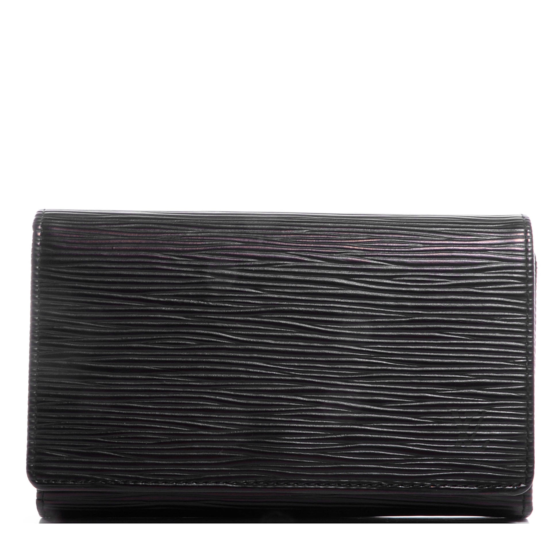 Louis Vuitton Epi Porte-Monnaie Billets Tresor Wallet Black 1 of 7