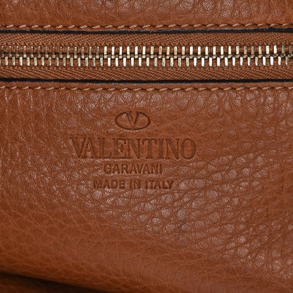 Valentino Garavani Pebbled Calfskin Large Rockstud Flip-Lock Messenger Bag Light Cuir 5 of 11