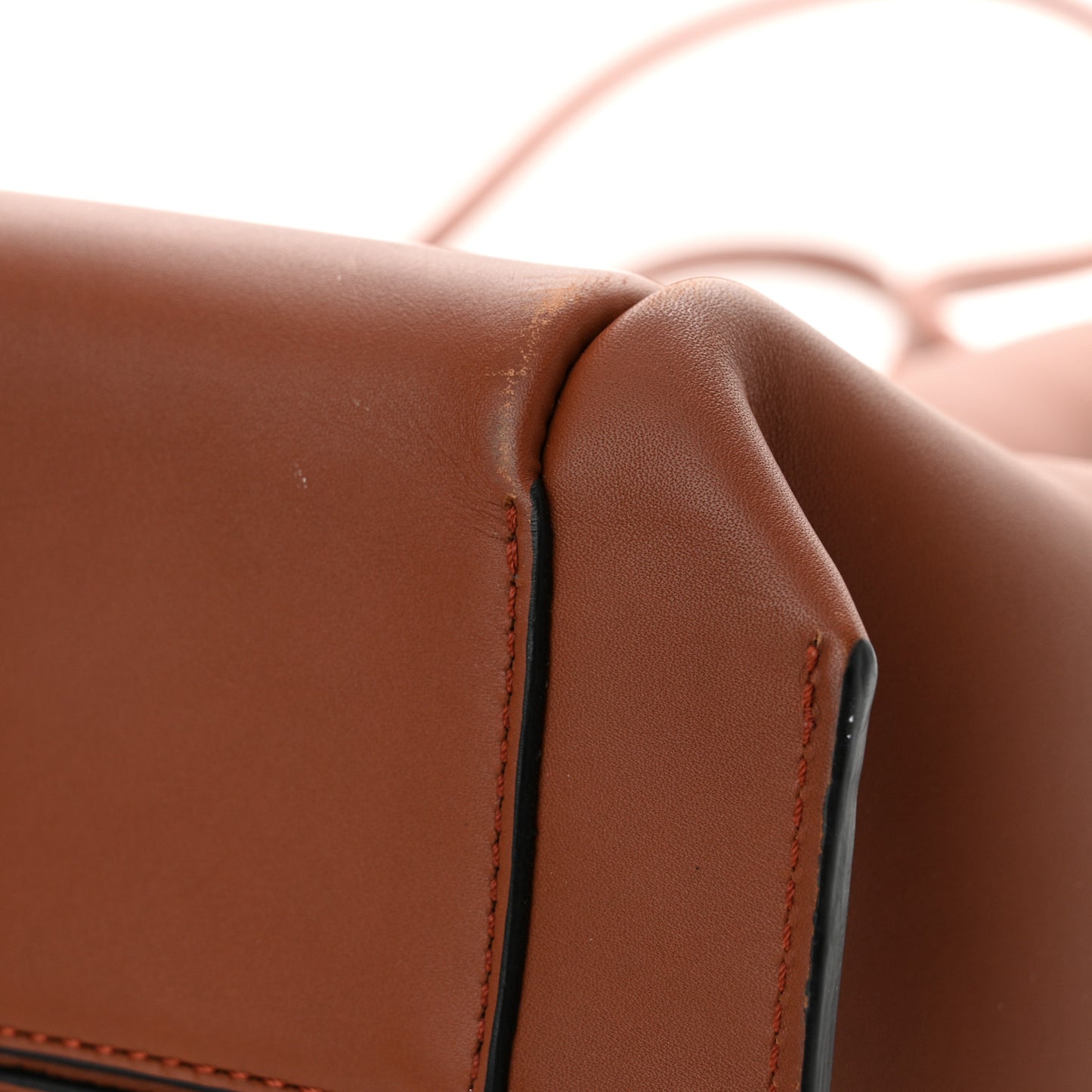 Calfskin Medium Flamenco Knot Bag Rust