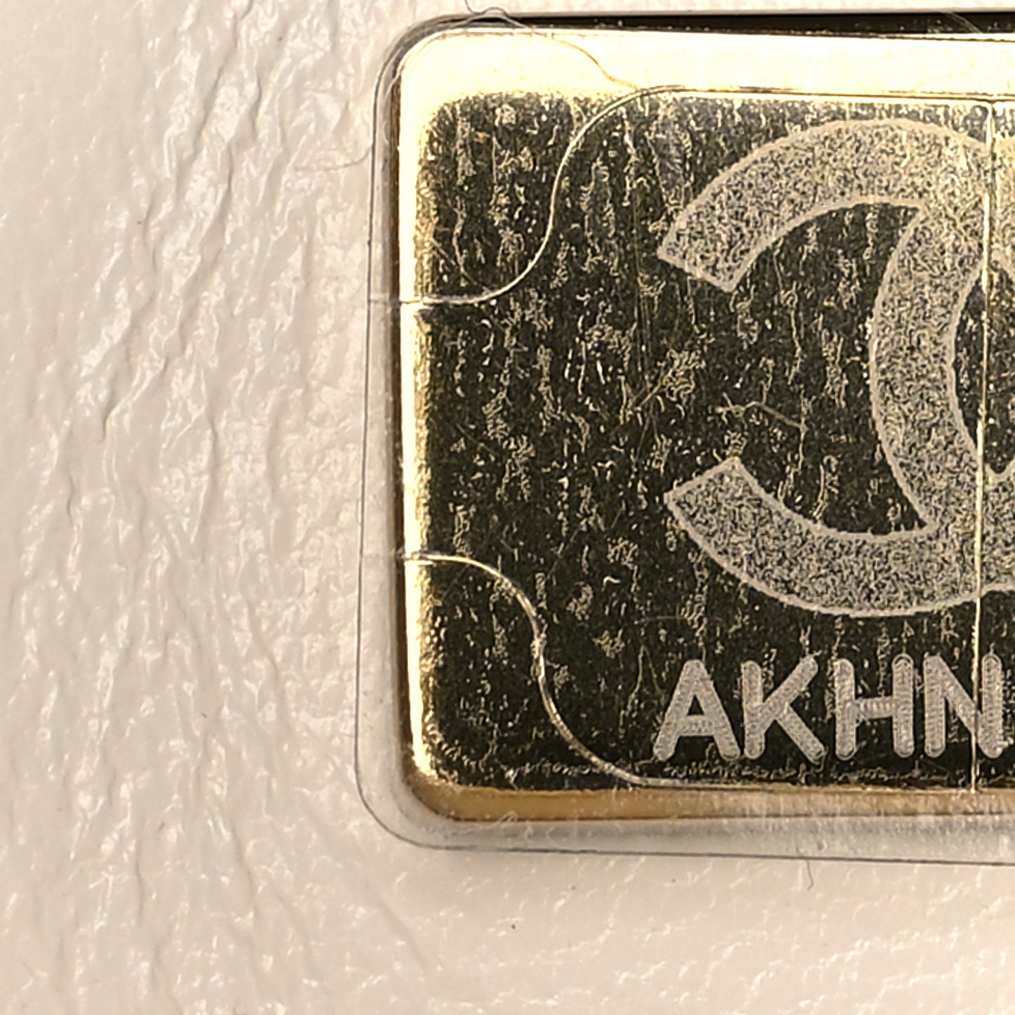 Caviar Quilted Medium Double Flap White