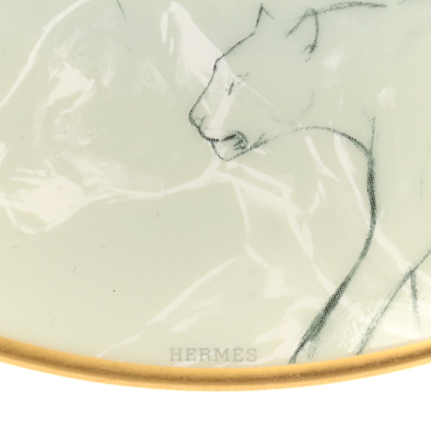 Porcelain Carnets D'Equateur Felines Bread And Butter Plate