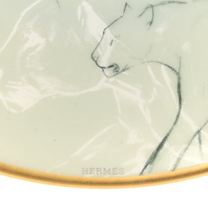 Hermes Porcelain Carnets D'Equateur Felines Bread And Butter Plate 4 of 7