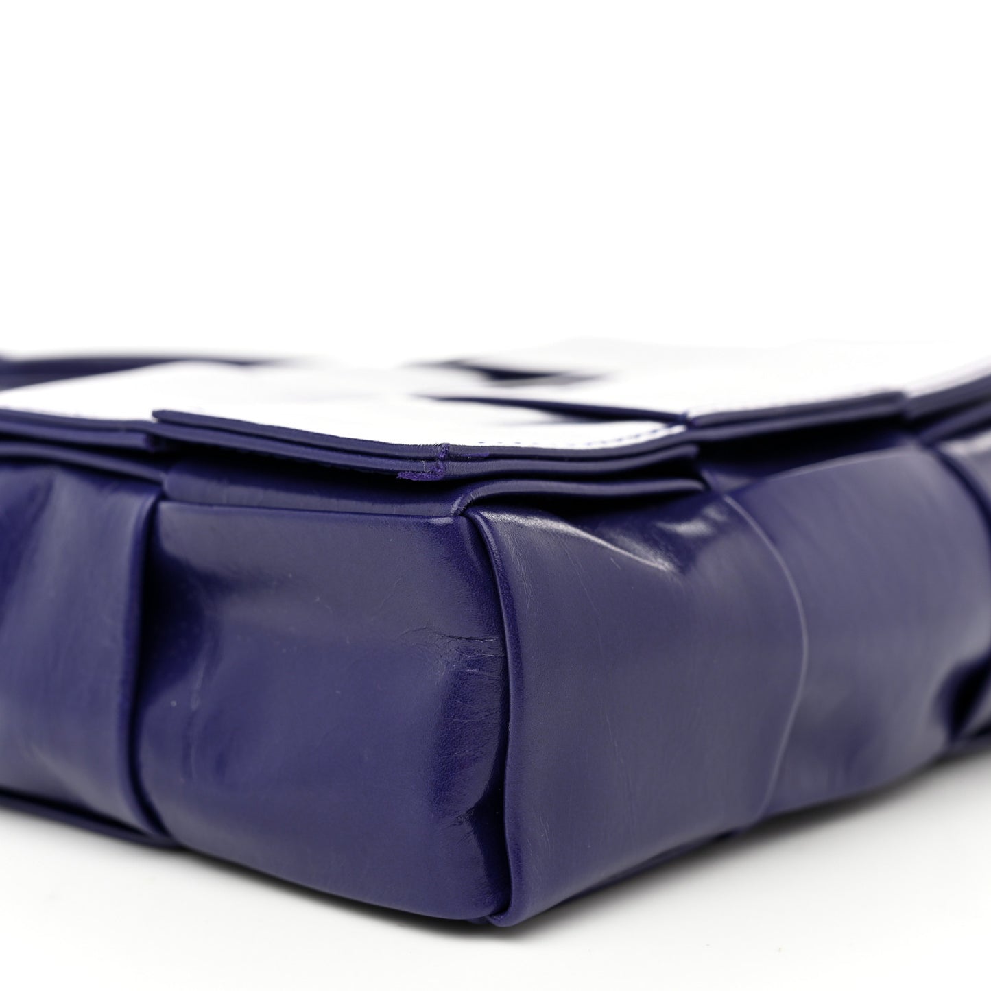 Paper Calfskin Maxi Intreccio Extra Mini Cassette Crossbody Bag